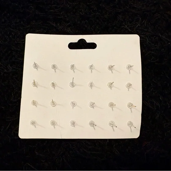 Classic Fashion EARRINGS Set | 12 pairs | Metallic Gold & Dazzling Crystals - Picture 3 of 5